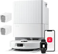 roborock Saugroboter, Weiß, Qrevo Serie mit Wischfunktion, 8000Pa Saugkraft(verbessert von Qrevo S), Anti-Verfilzungs-Seitenbürste