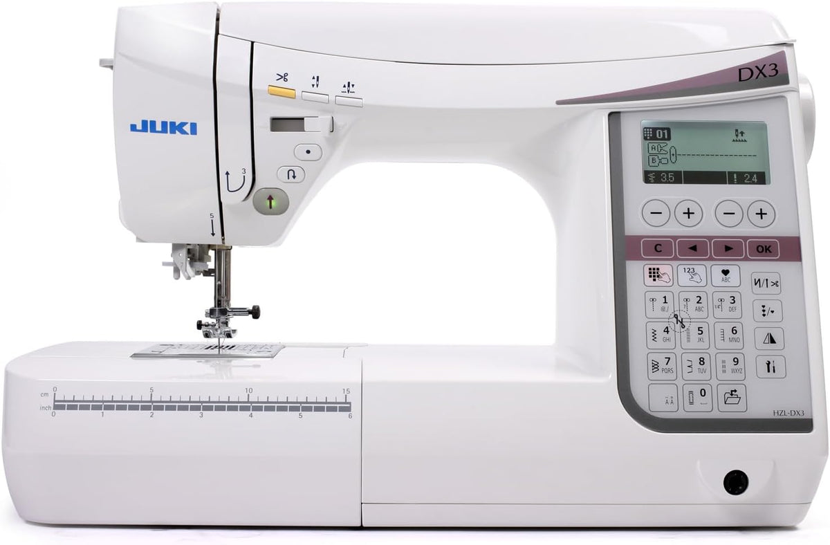 JUKI Quiltmaschinen, Grau, HZL-DX3 Quilt & Pro Special Nähmaschine, Computer-Nähmaschine Quilt & Pro Special, 185 Stiche