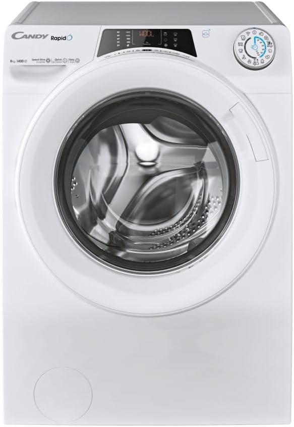 Candy Waschmaschine, 8 kg, Weiß, RO 1484DWMT/1-S, Klasse A, 1400 Umdrehungen