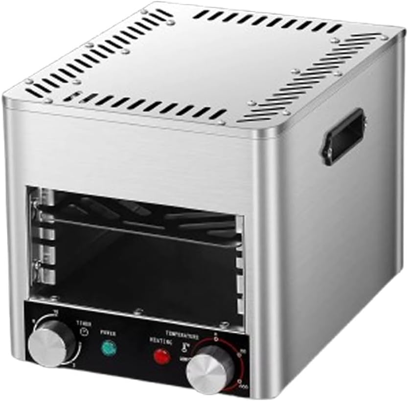 ShaiVrissian Elektrische Tischgrills, Schwarz, Elektrischer Steakgrill Mit 800°c Infrarotheizung 01