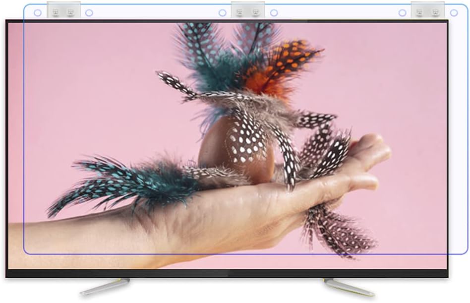 Anti Fernseher, 75 Zoll, Blau, Blue Light Strahlung TV-Displayschutzfolie lindert den, für 32- LCD, 4k OLED & QLED und gekrümmtem Bildschirm
