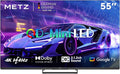 Metz Fernseher, Schwarz, QLED TV 55MNE8000Z 2025 Mod