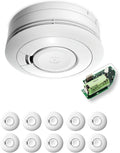 Ei Electronics Rauchmelder, Weiß, Ei650RF Funk, Bundle aus funkvernetzbarem Rauchwarnmelder und Funkmodul