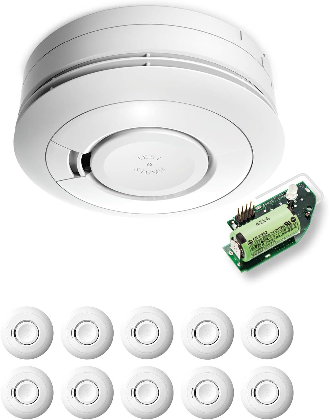 Ei Electronics Rauchmelder, Weiß, Ei650RF Funk, Bundle aus funkvernetzbarem Rauchwarnmelder und Funkmodul