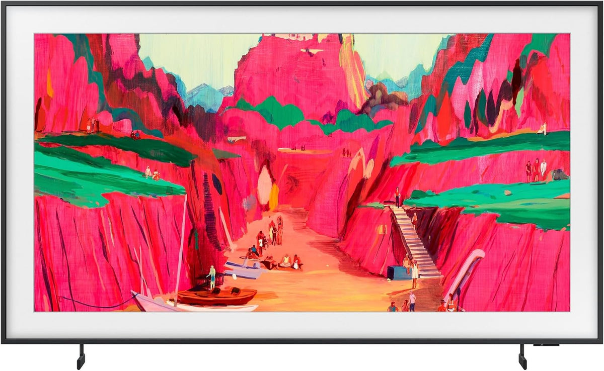 Samsung Fernseher, Schwarz, Modern Frame Design, NQ4 AI Gen2 Prozessor, Art Mode, Artful Picture Quality, One Connect Kabel