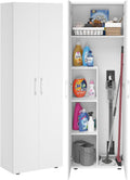 Bellamio Staubsauger, 176x33x60 cm, Weiß, Apol Besenschrank - Mehrzweckschrank in - Vorratsschrank